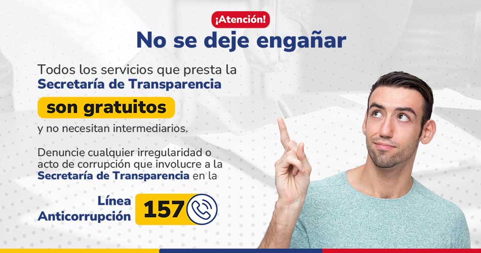 No se deje engañar, la Secretaría no solicita dinero